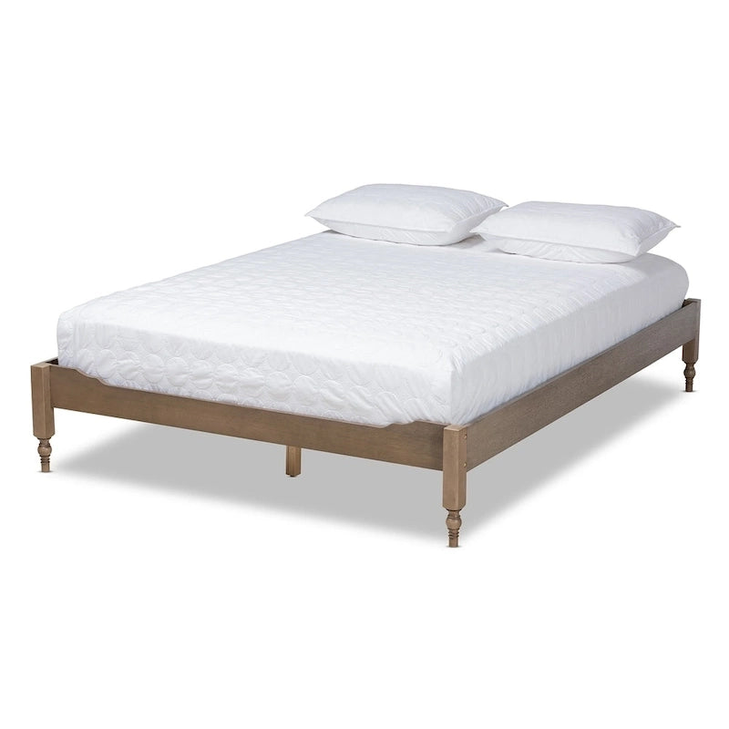 The Gray Barn Melanie Mount French Bohemian Wood Platform Bed Frame