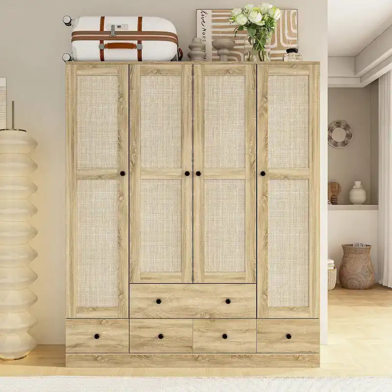 Bedroom Armoire Closet Armoire Wardrobe Closet Clothing Rod Drawer