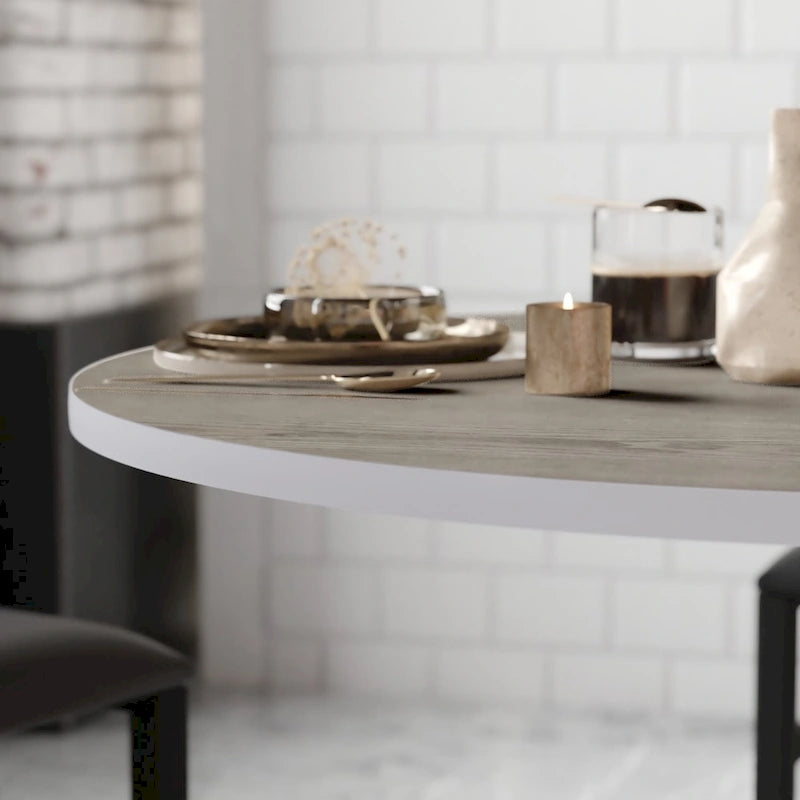 36 Round Table Top with Reversible Laminate Top