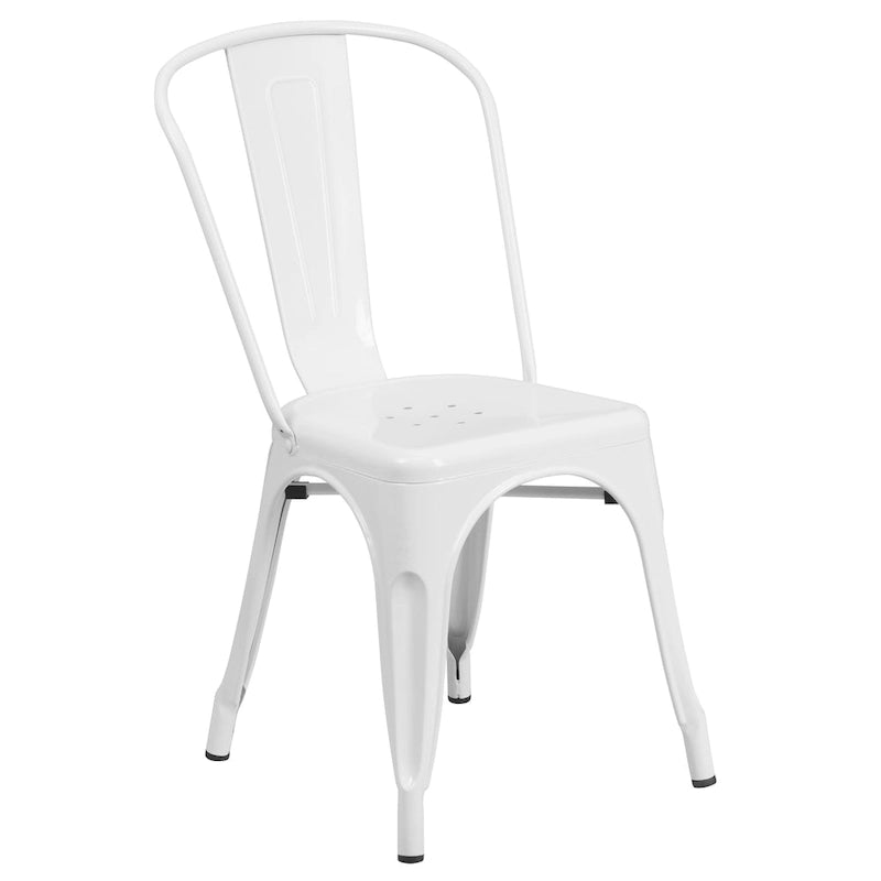 30-inch Round Metal Indoor-Outdoor Table Set