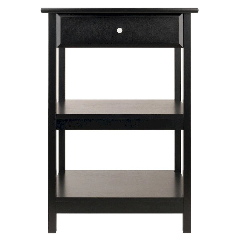 Porch & Den Bertha Black Printer Stand