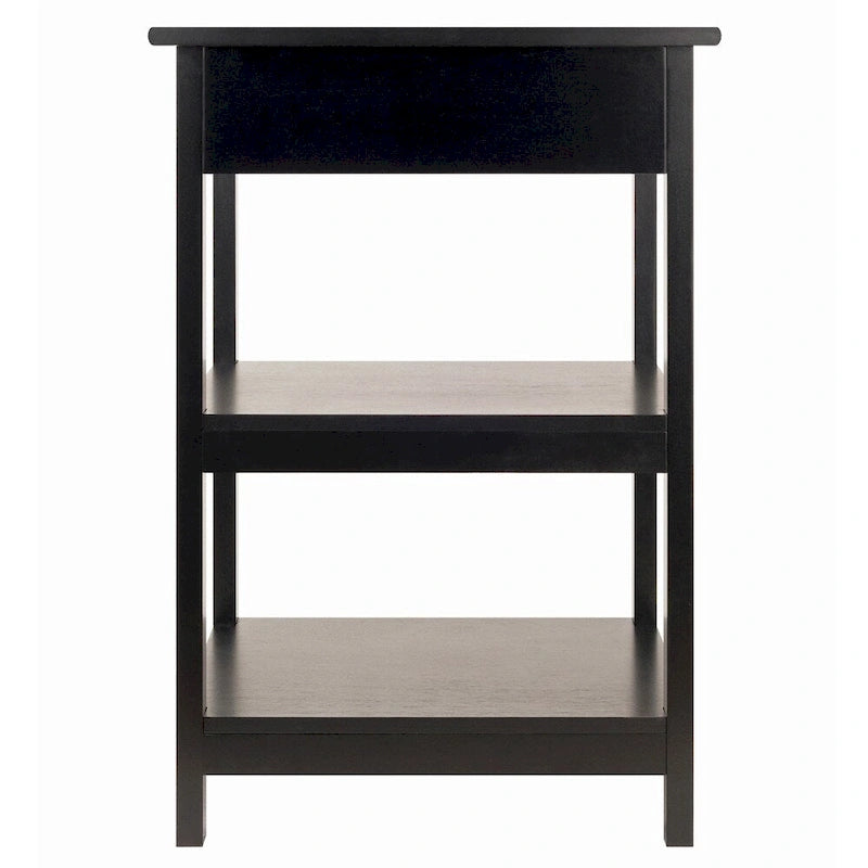 Porch & Den Bertha Black Printer Stand