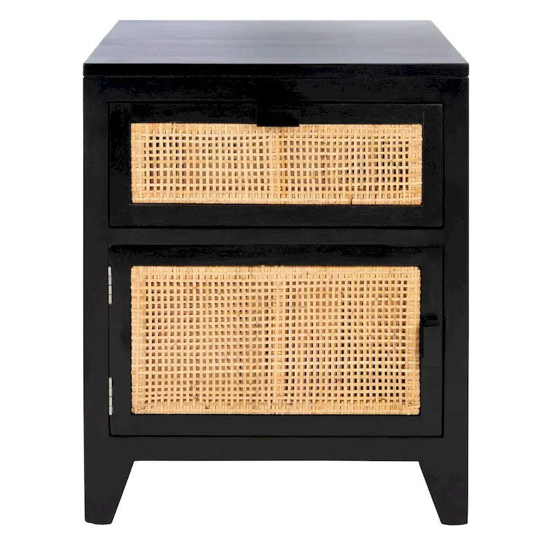 SAFAVIEH Dalia Coastal 1-Drawer 1-Door Nightstand