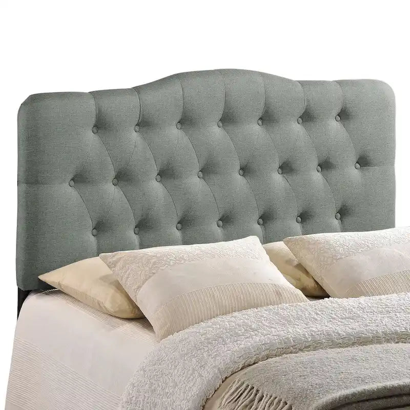 The Gray Barn Burr Hollow King Fabric Headboard