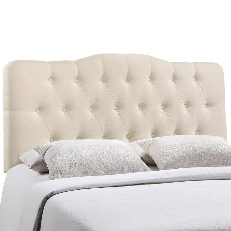 The Gray Barn Burr Hollow King Fabric Headboard