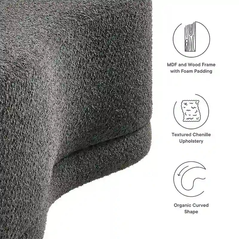 Nimbus 48 Upholstered Ottoman Bench