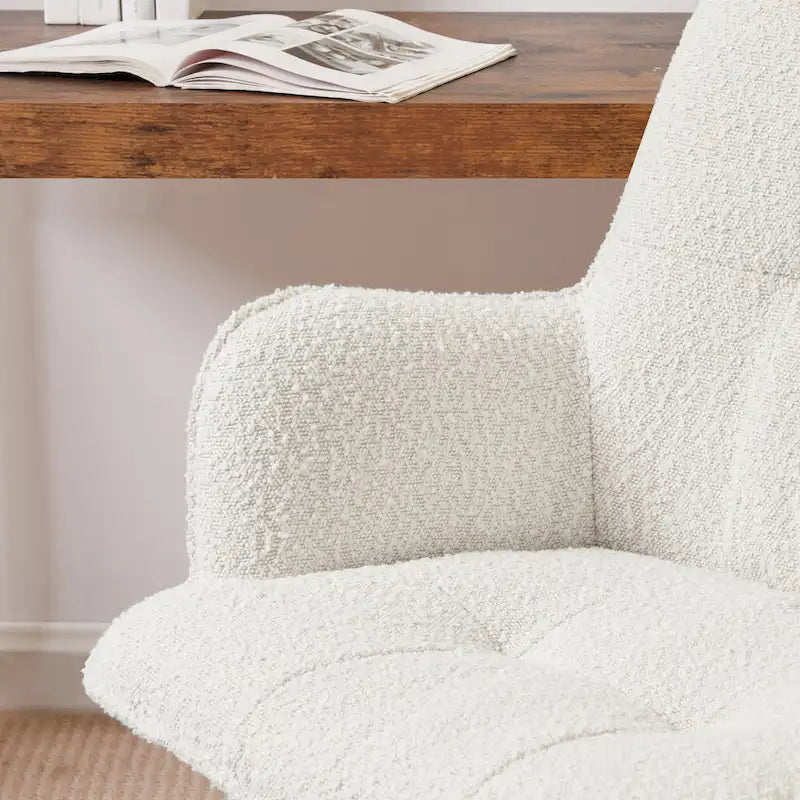 Art Leon Swivel Wood Accent Arm Chair