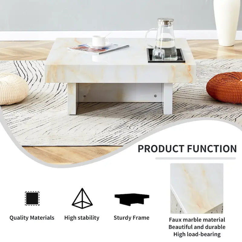 Modern and practical coffee table