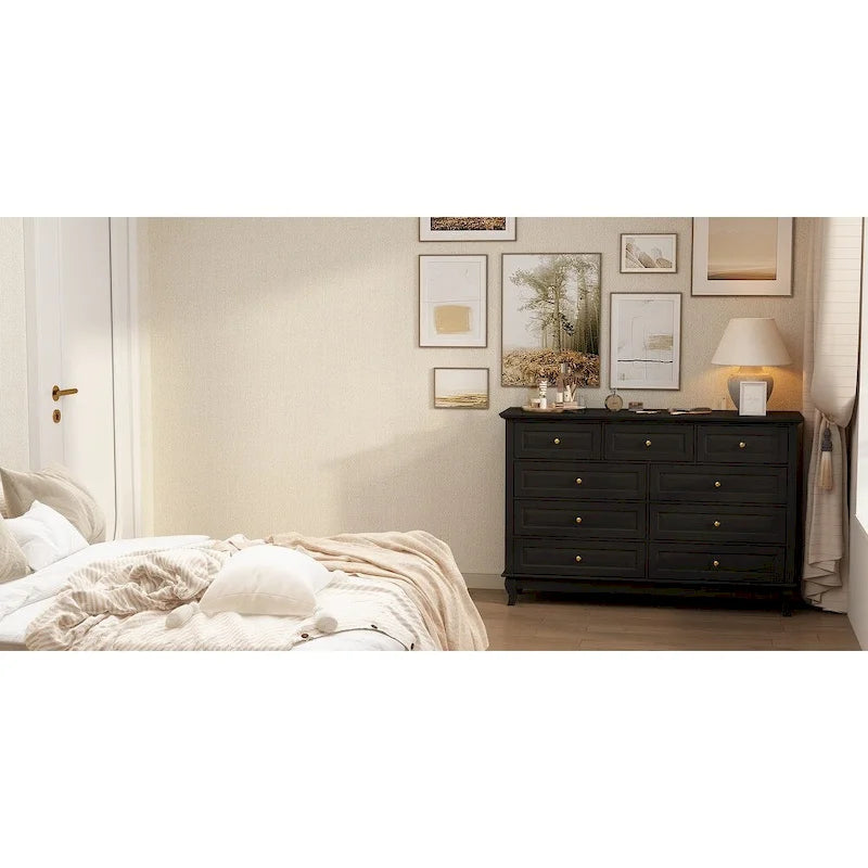 Versatile 55.1 Dresser: Chic Storage for Any Room TV Stand Side Table