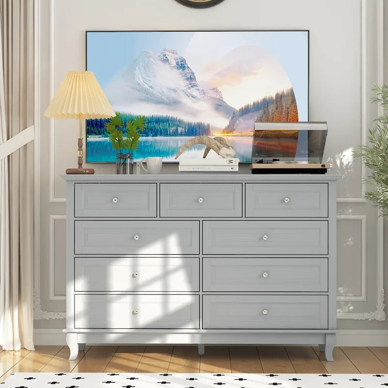 Versatile 55.1 Dresser: Chic Storage for Any Room TV Stand Side Table