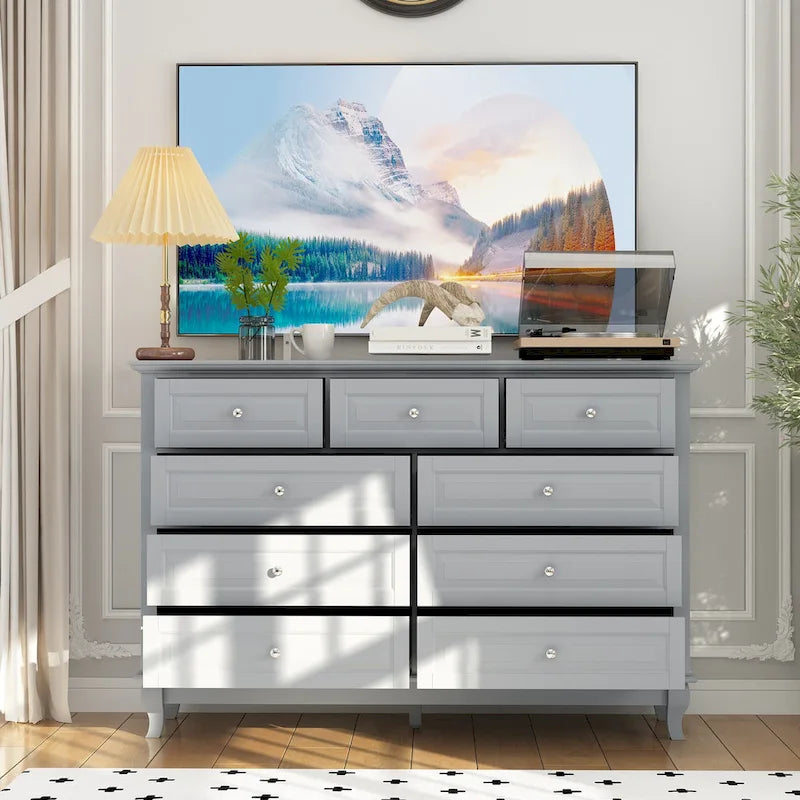 Versatile 55.1 Dresser: Chic Storage for Any Room TV Stand Side Table
