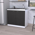 Brookeline Rectangle 2-Door Utility Sink and Cabinet
