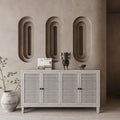 4 Door Wooden Cabinet Sideboard for Living Room